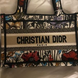 Never worn Christian Dior 2020 Mille Fleurs Mini Book Tote